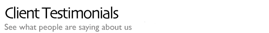 Client Testimonials